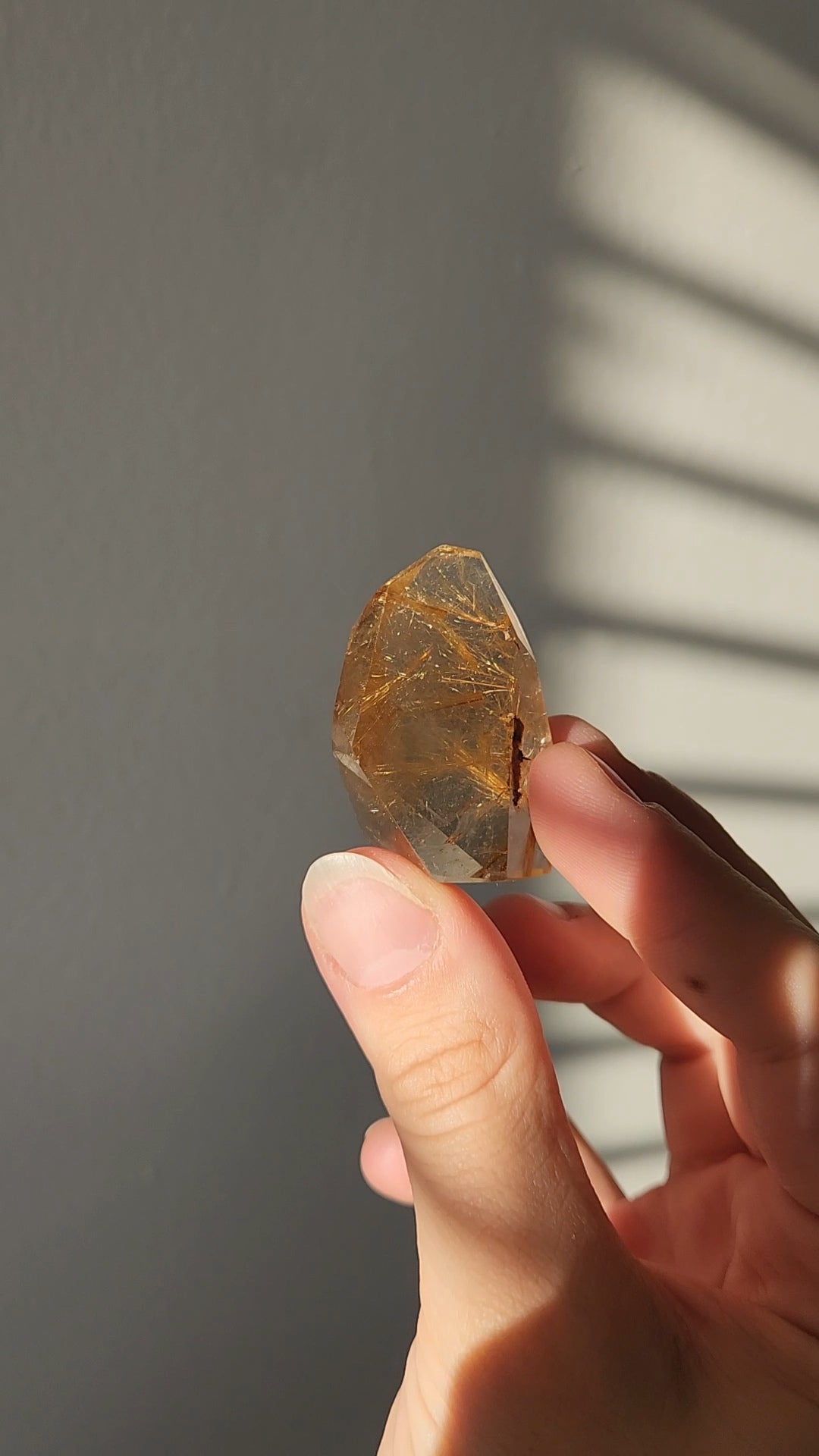 Gold Rutilated Quartz Free Form Small