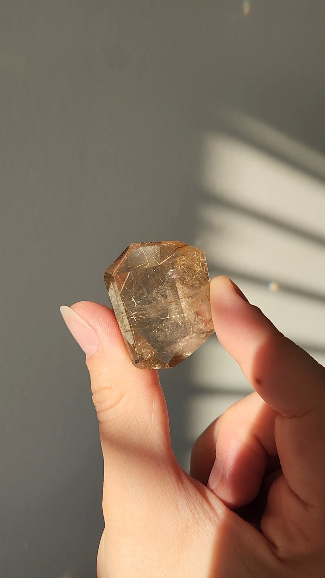 Gold Rutilated Quartz Free Form Small