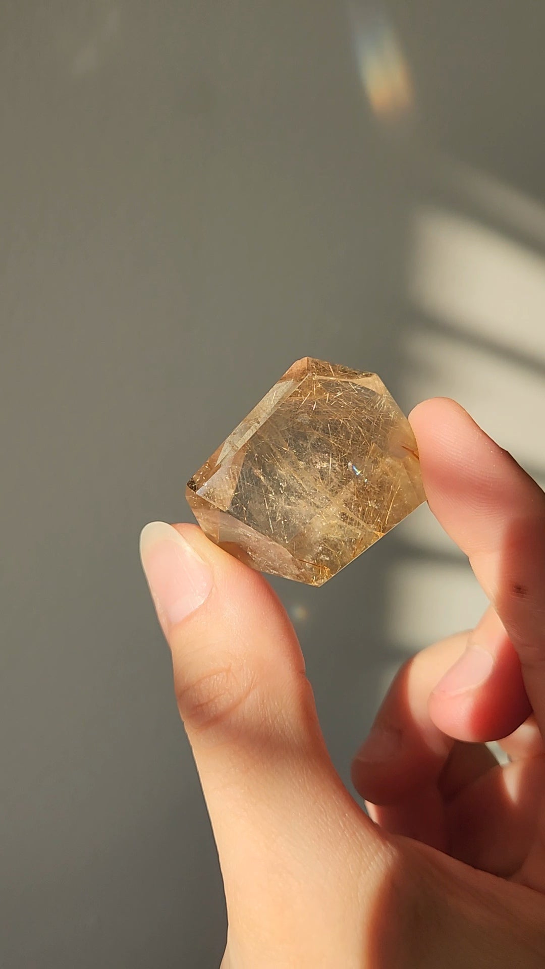 Gold Rutilated Quartz Free Form Small
