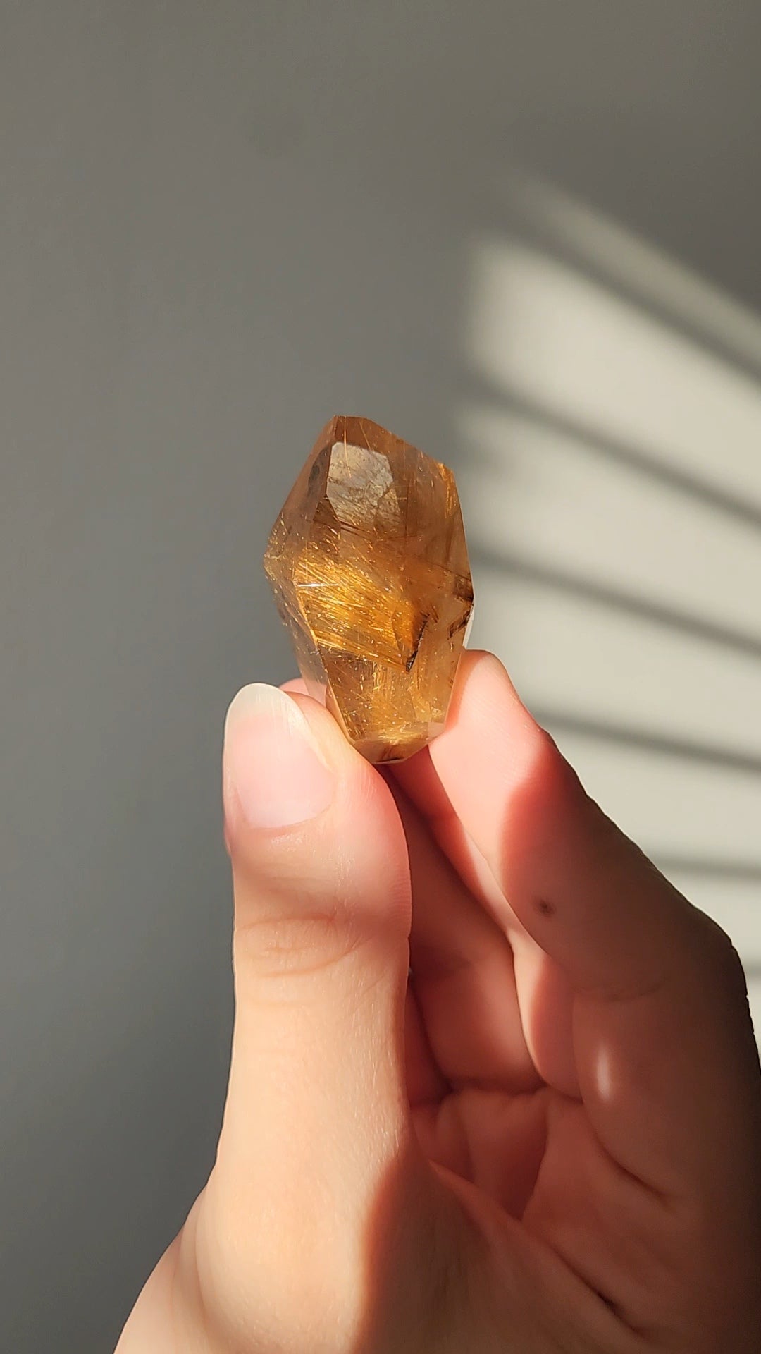 Gold Rutilated Quartz Free Form Small