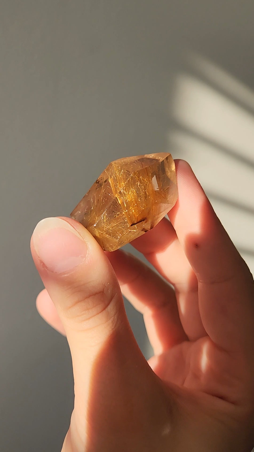 Gold Rutilated Quartz Free Form Small