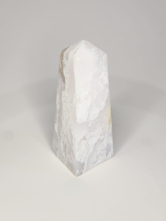White Plume Agate Tower