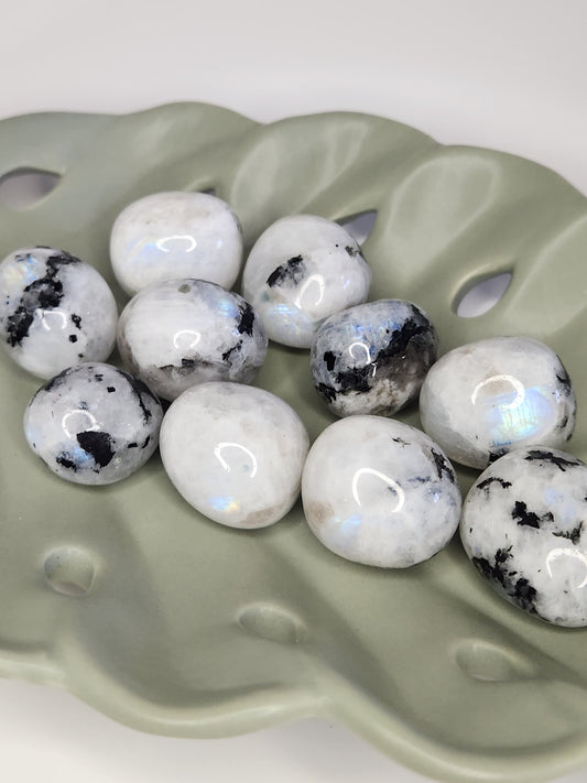 Rainbow Moonstone Tumble Stones