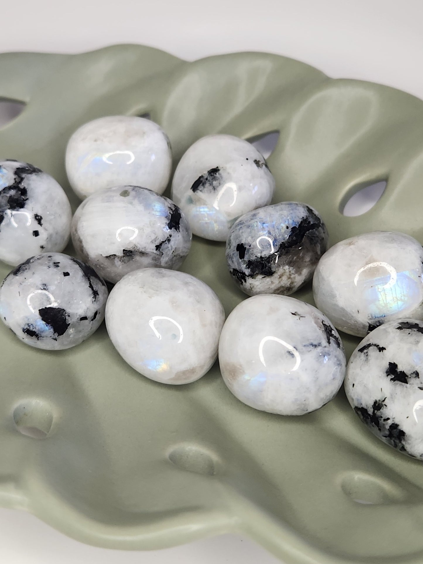 Rainbow Moonstone Tumble Stones