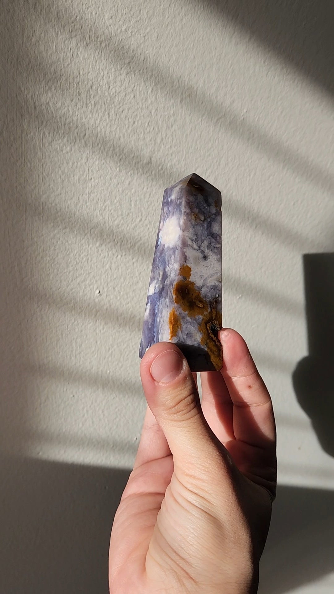 Purple Chalcedony Tower