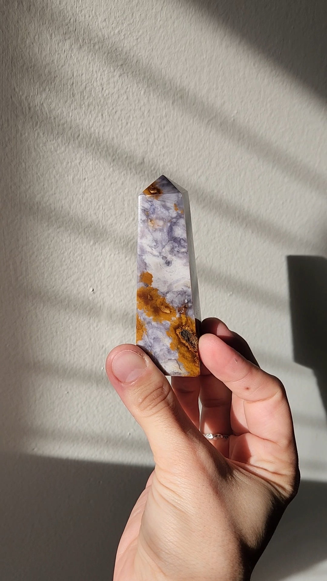 Purple Chalcedony Tower