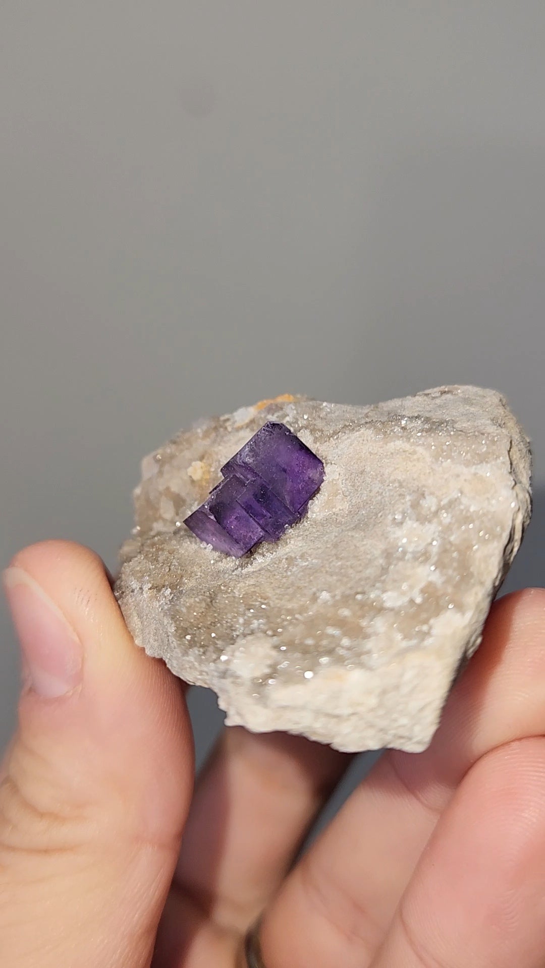 Fluorite on Matrix