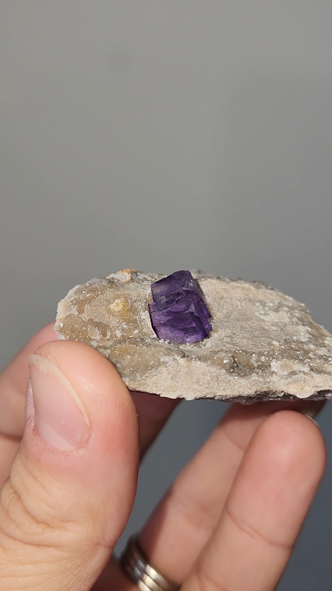 Fluorite on Matrix
