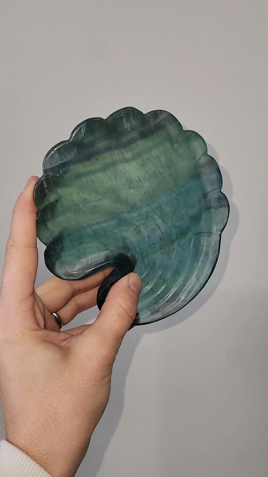 Fluorite Shell Dish