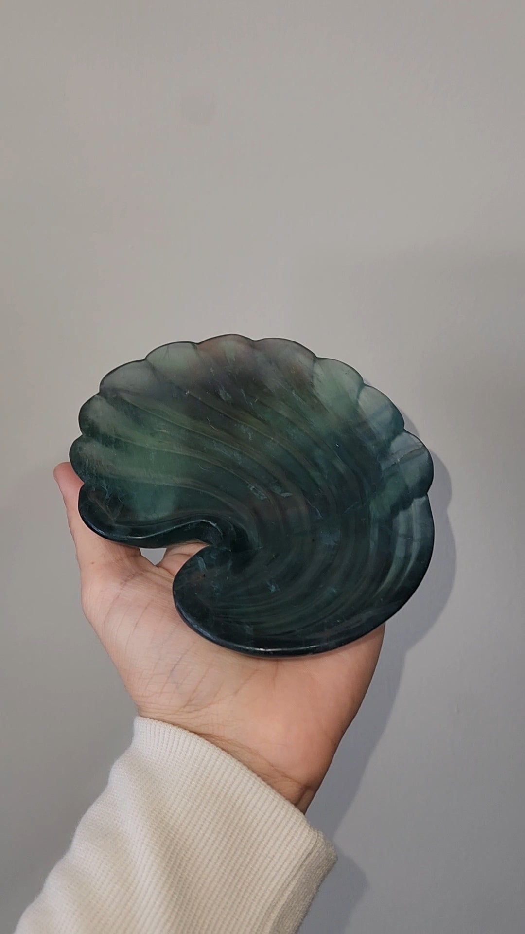 Fluorite Shell Dish
