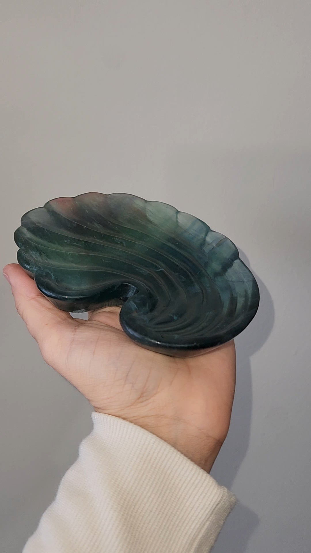 Fluorite Shell Dish