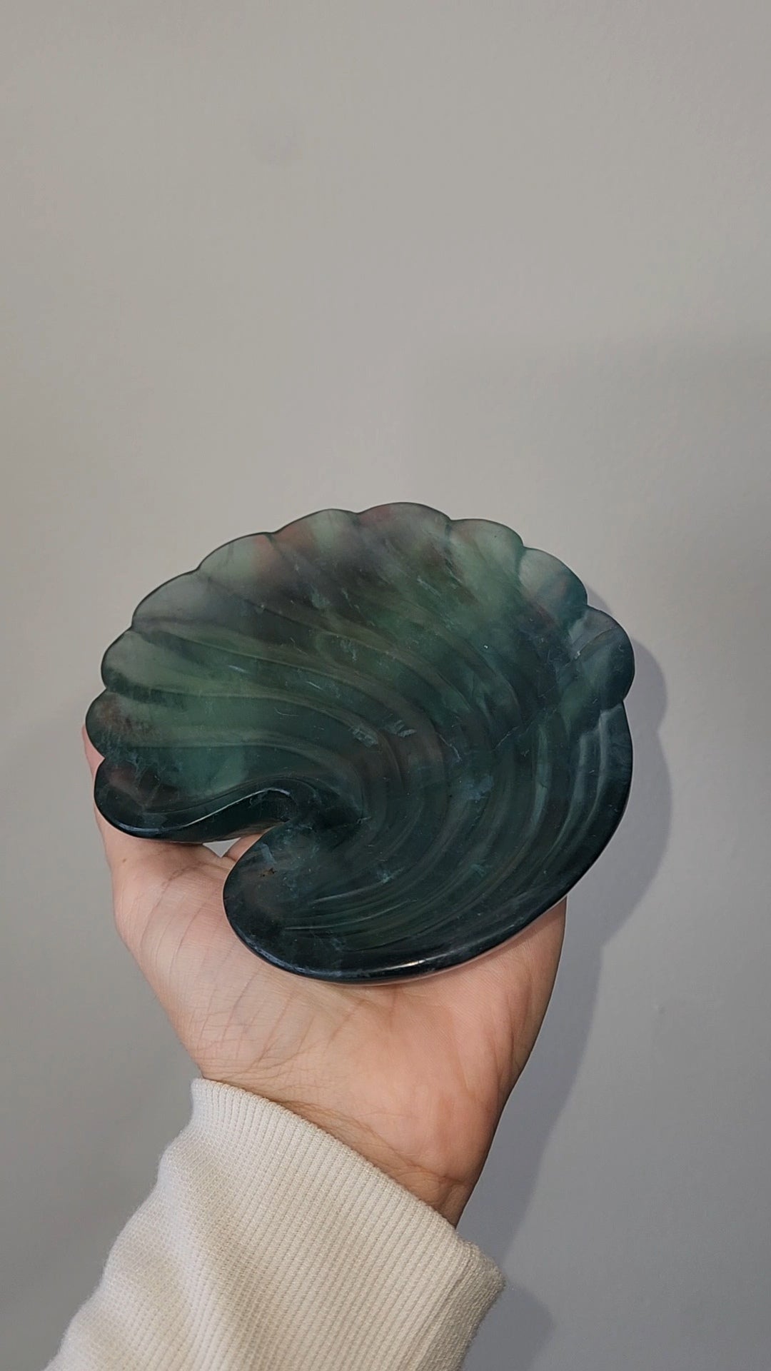 Fluorite Shell Dish