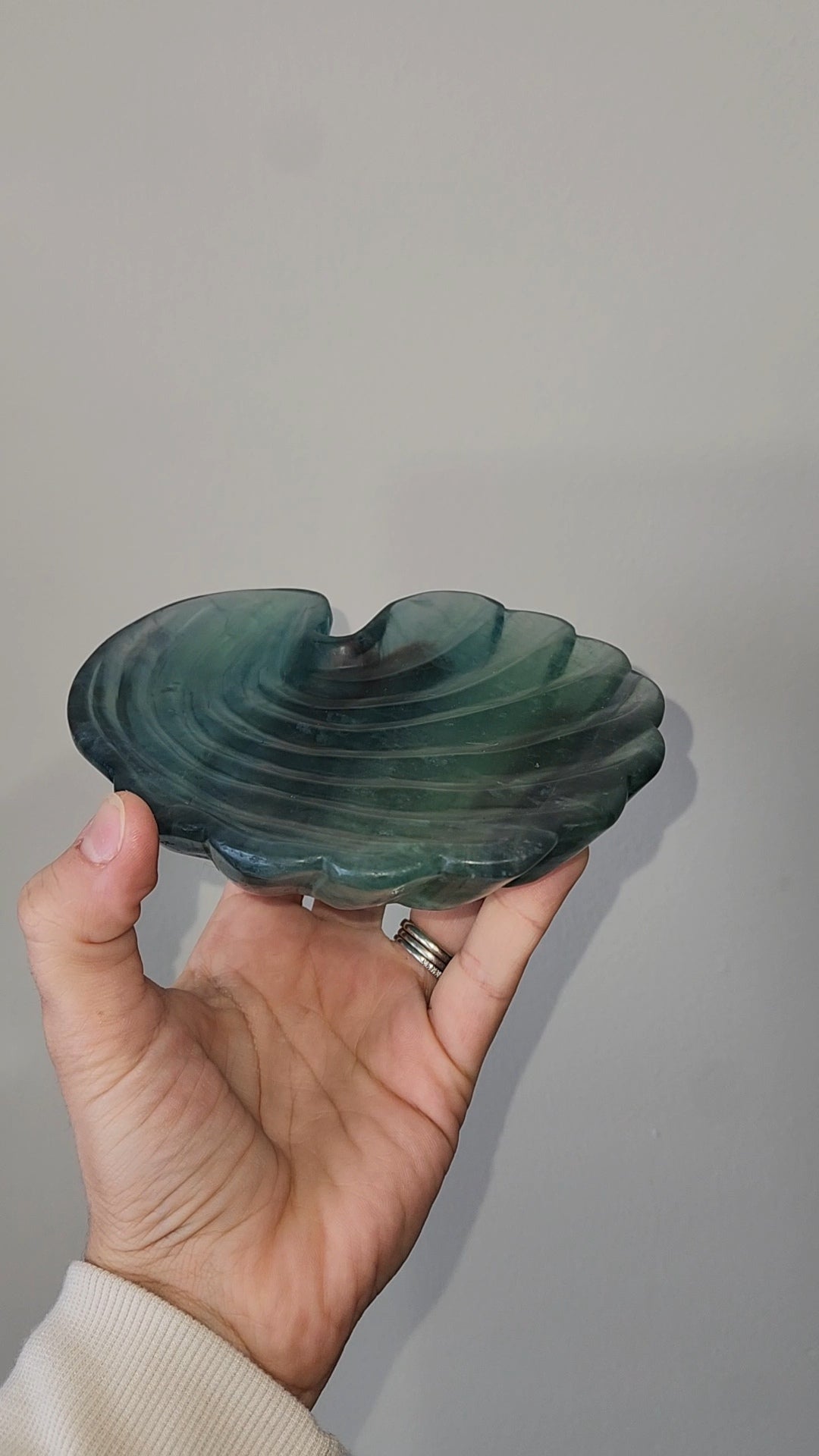 Fluorite Shell Dish