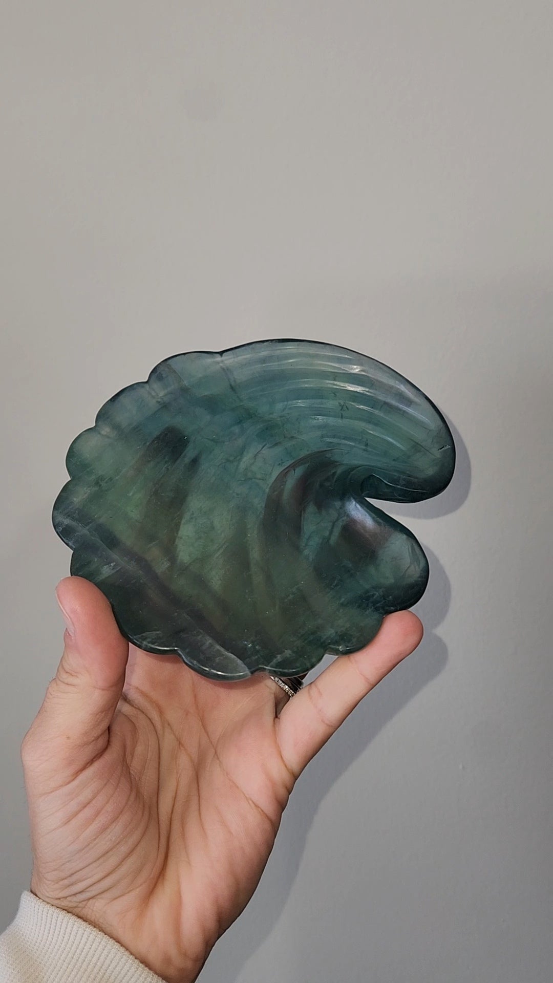Fluorite Shell Dish