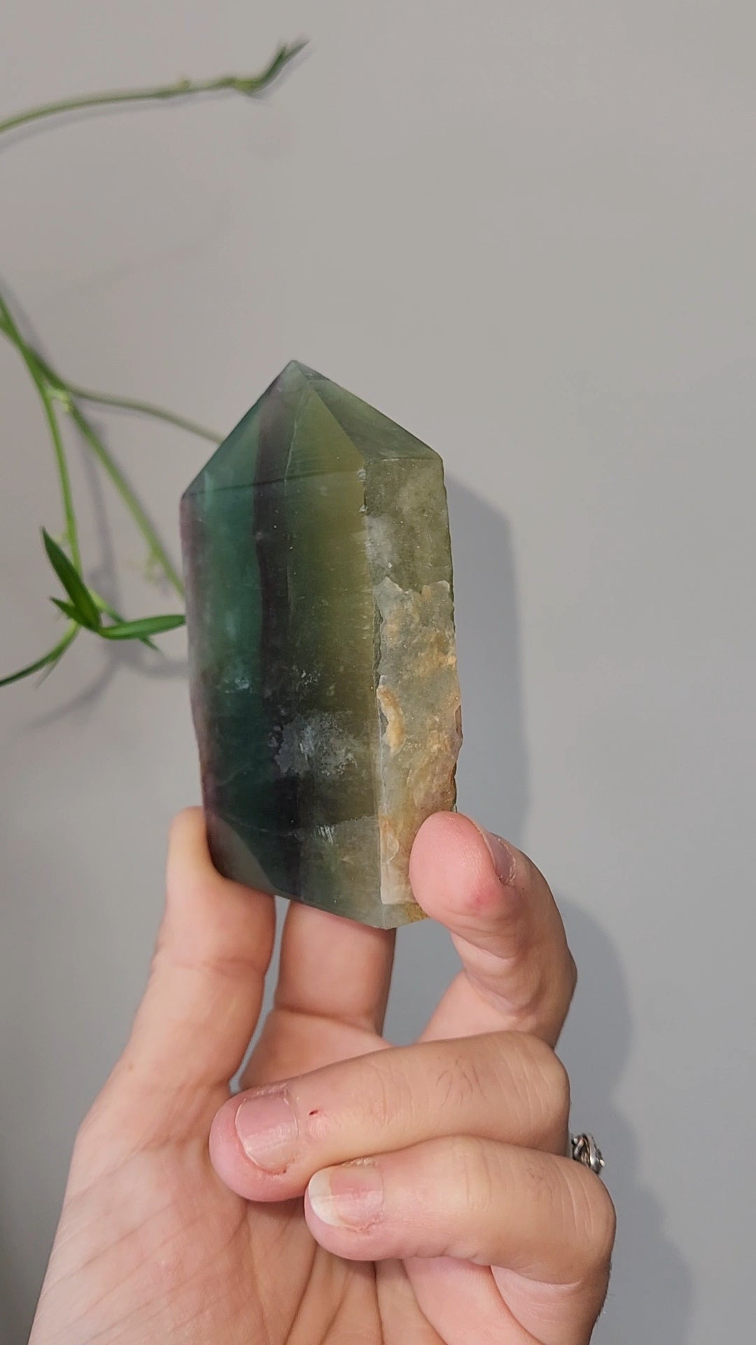 Mango Fluorite Tower