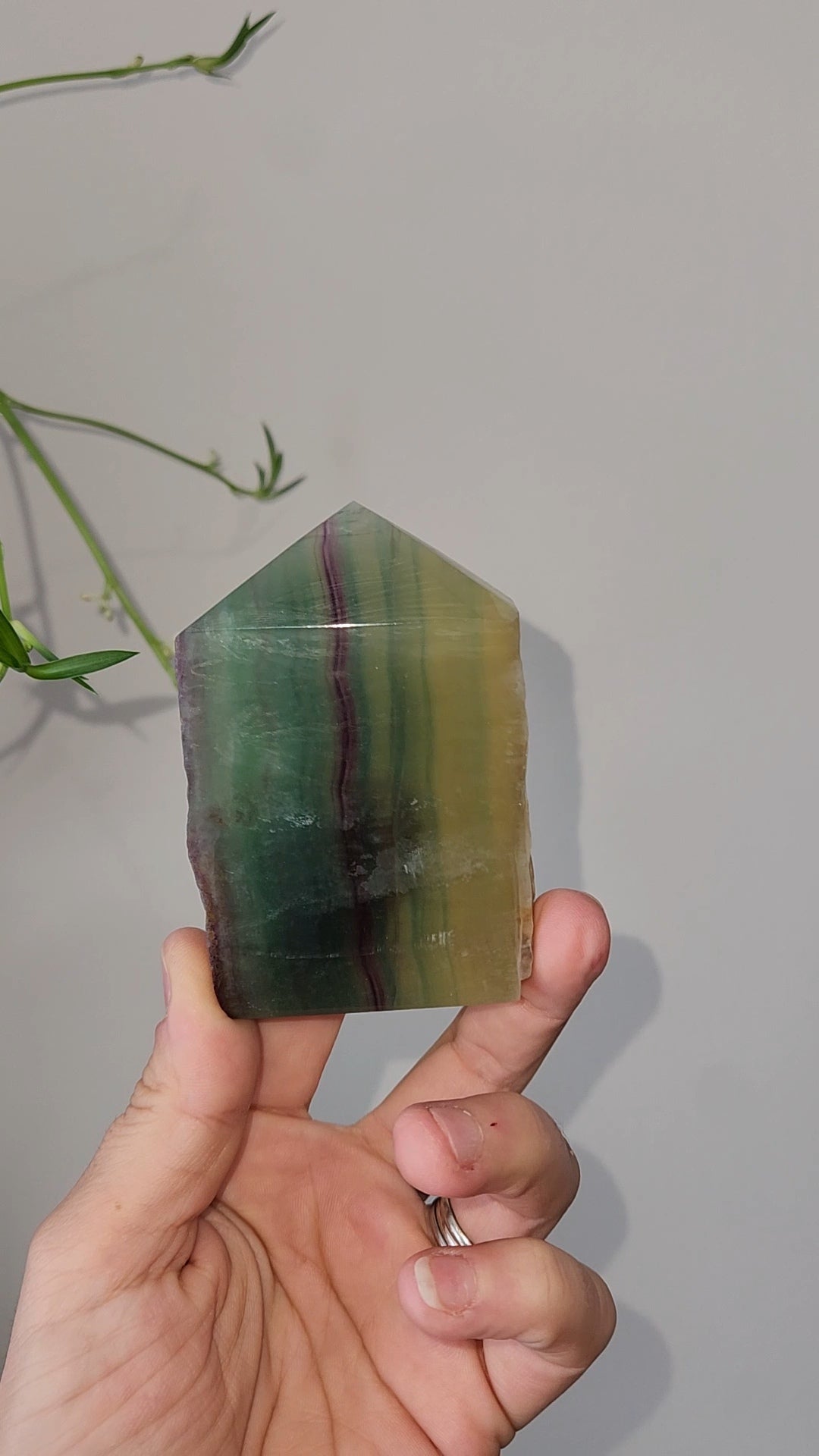 Mango Fluorite Tower