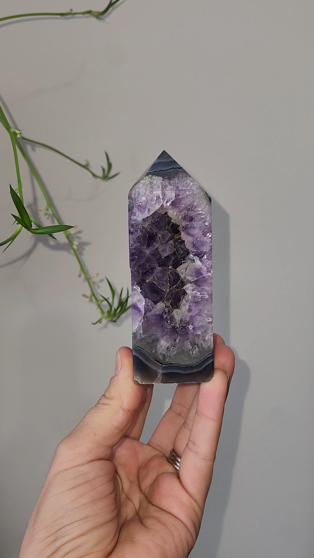 Amethyst Agate Tower