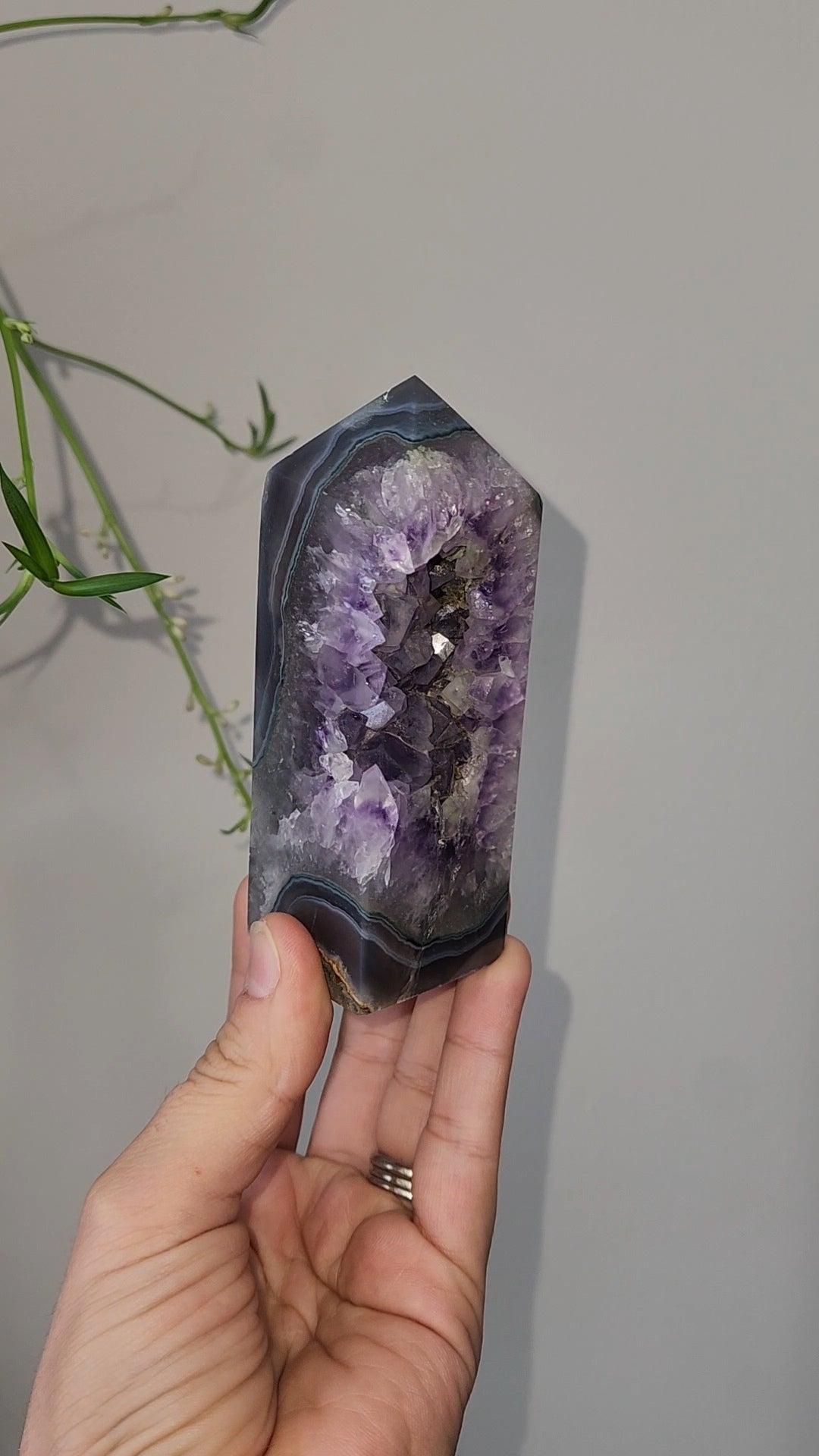 Amethyst Agate Tower