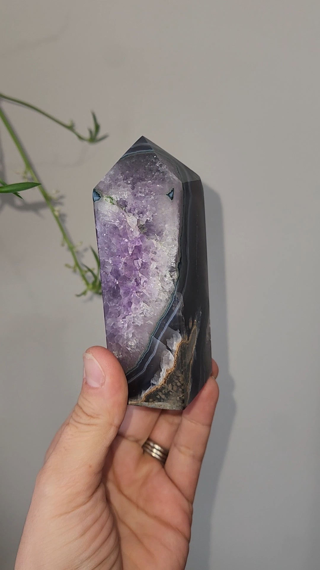 Amethyst Agate Tower