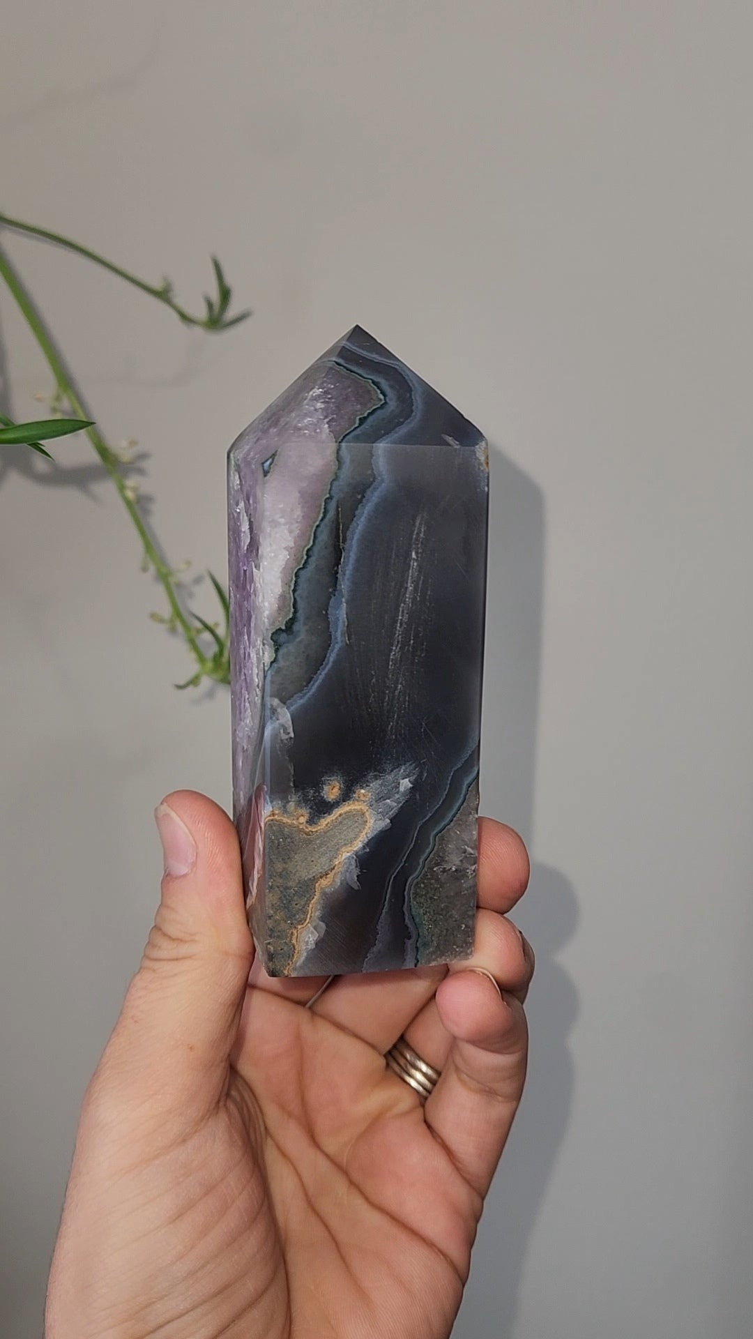 Amethyst Agate Tower