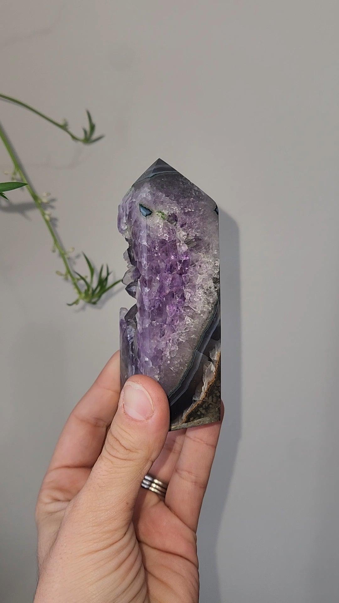 Amethyst Agate Tower