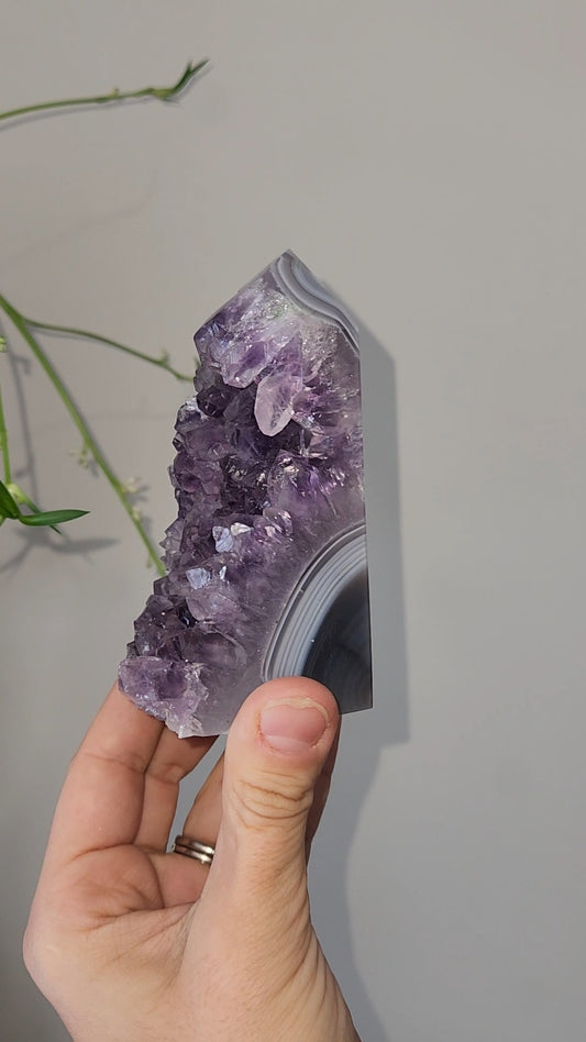 Amethyst Agate Tower