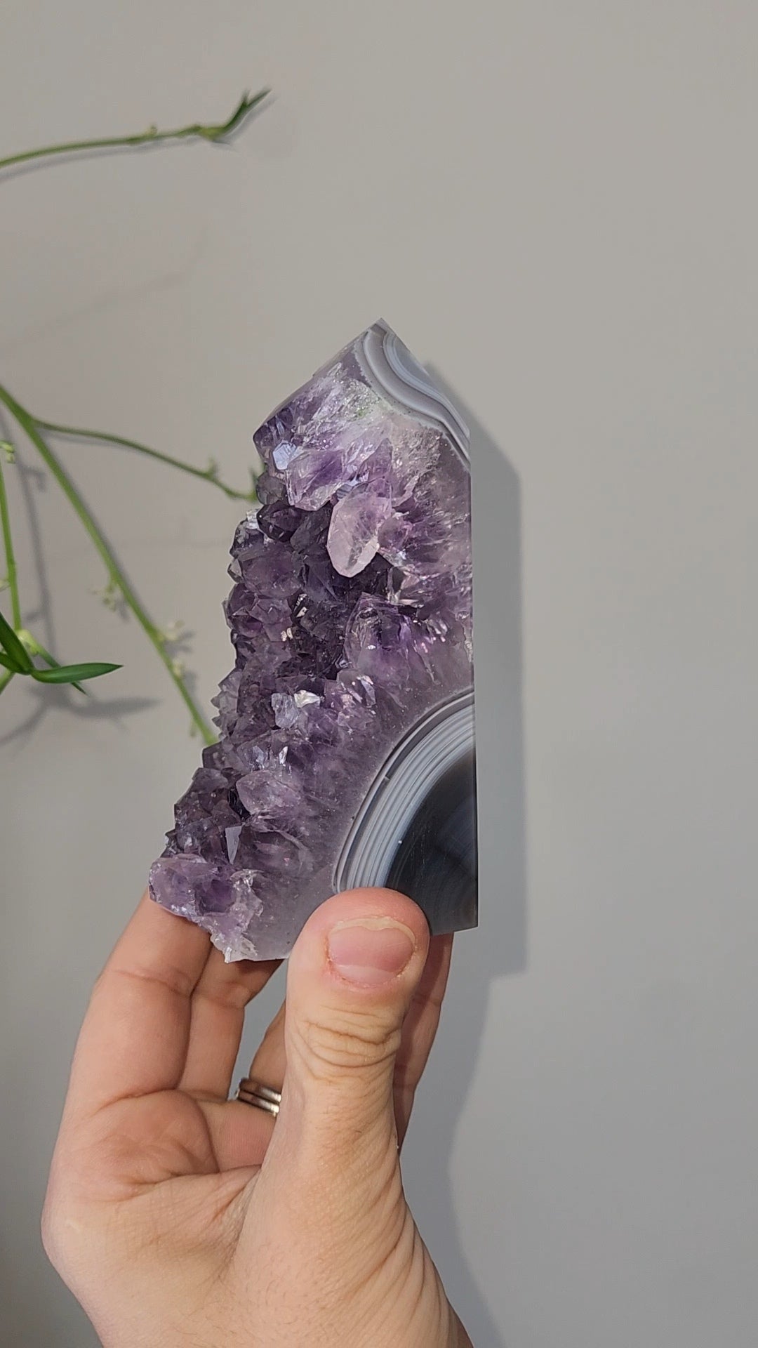 Amethyst Agate Tower