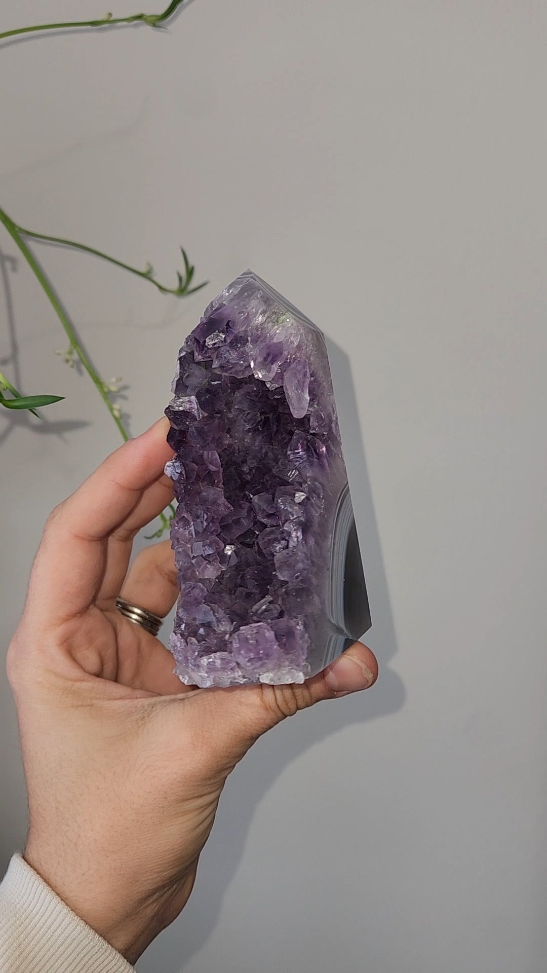 Amethyst Agate Tower
