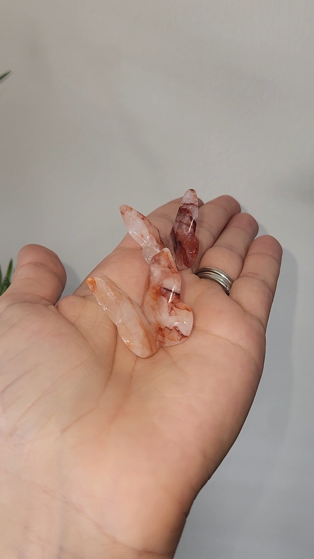 Fire Quartz 3D Butterfly