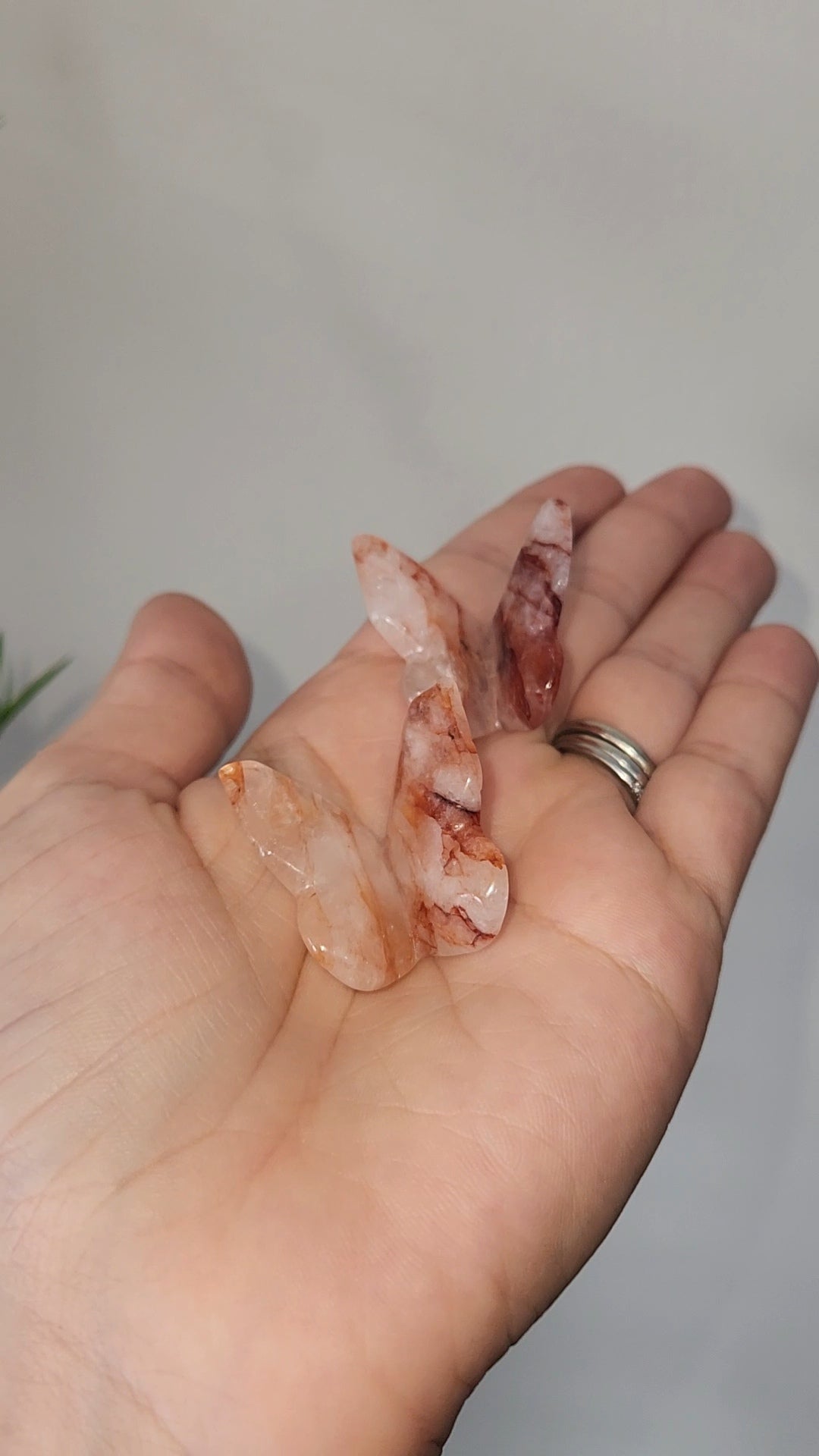 Fire Quartz 3D Butterfly