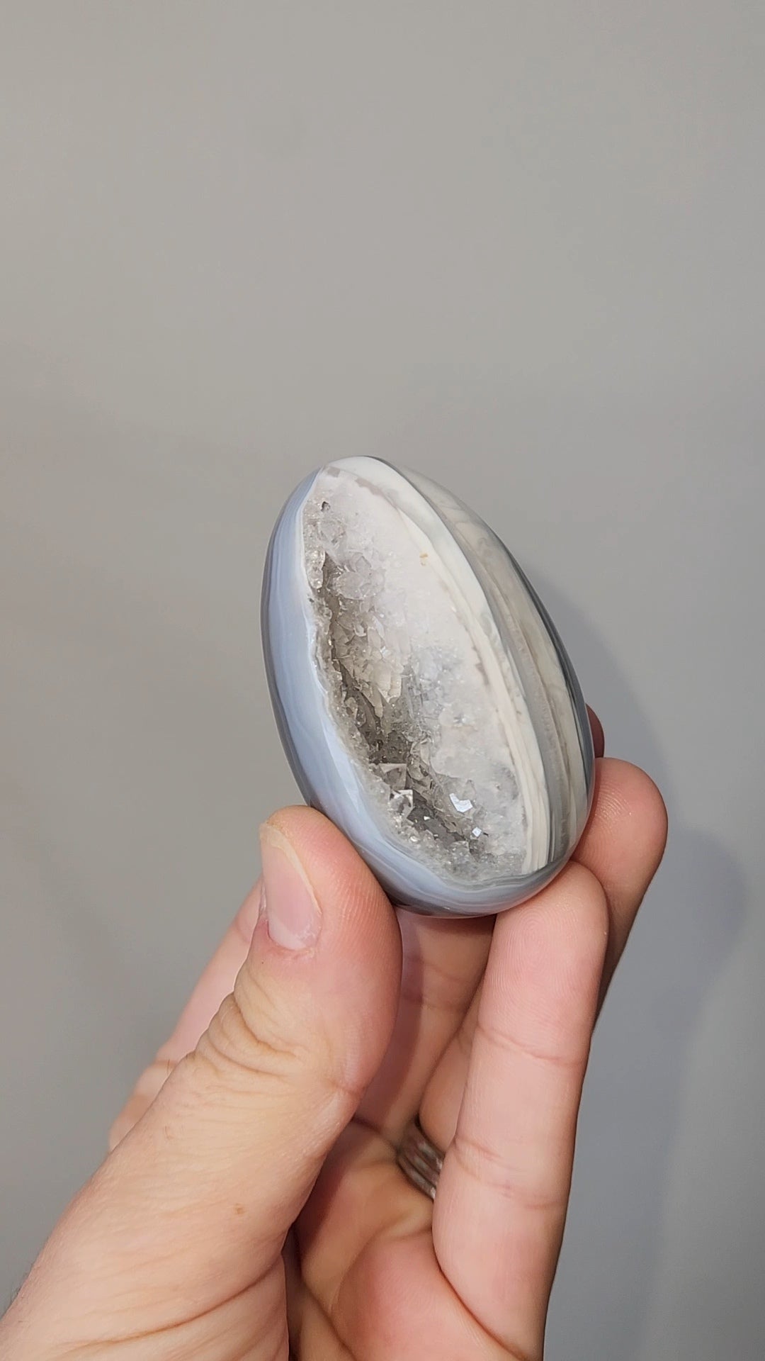 Druzy Agate Egg