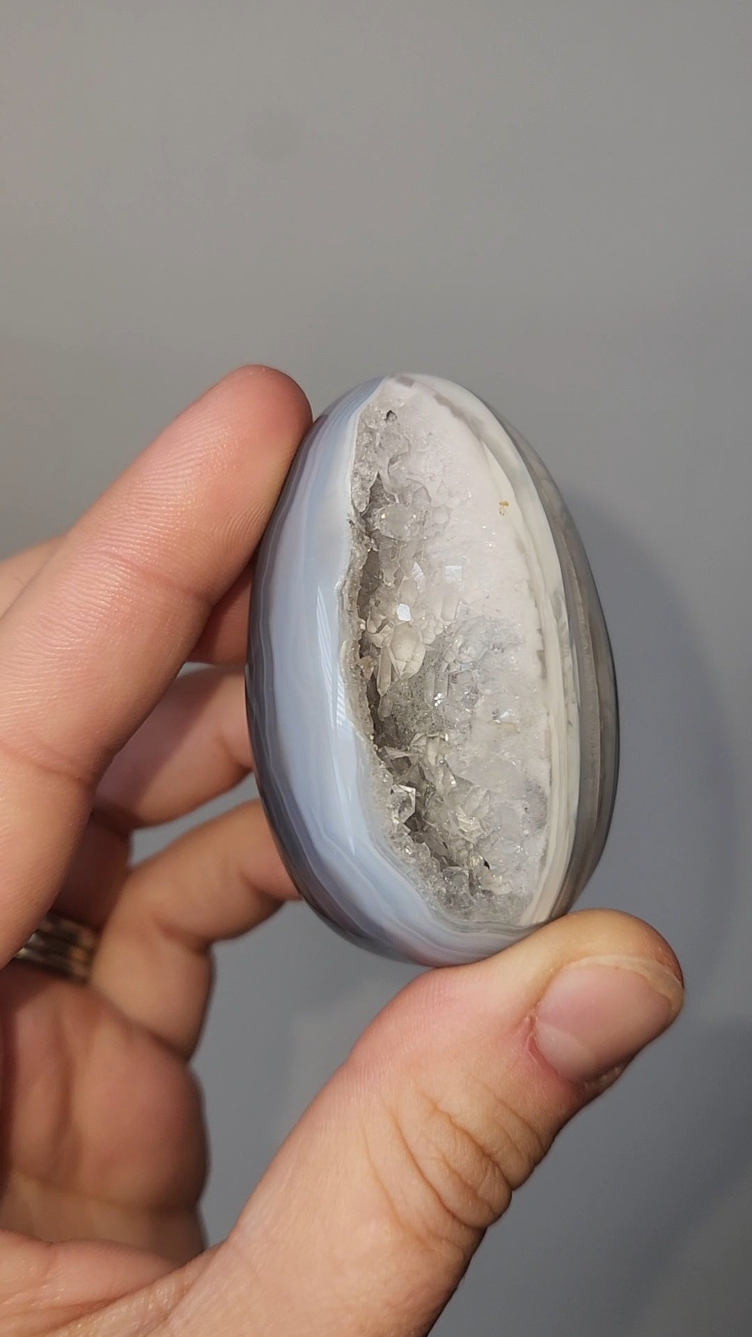 Druzy Agate Egg