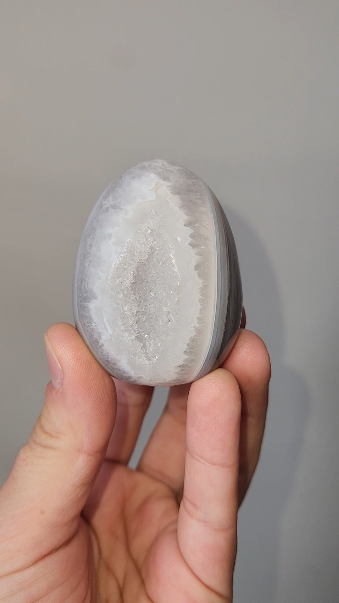 Druzy Agate Egg