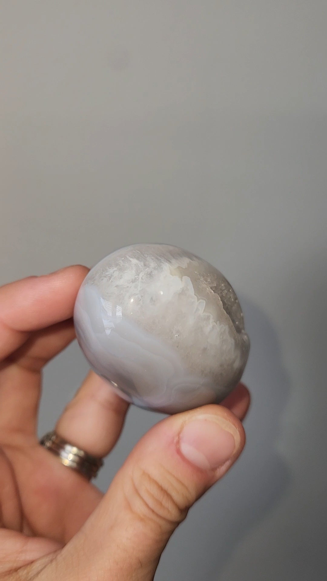 Druzy Agate Egg
