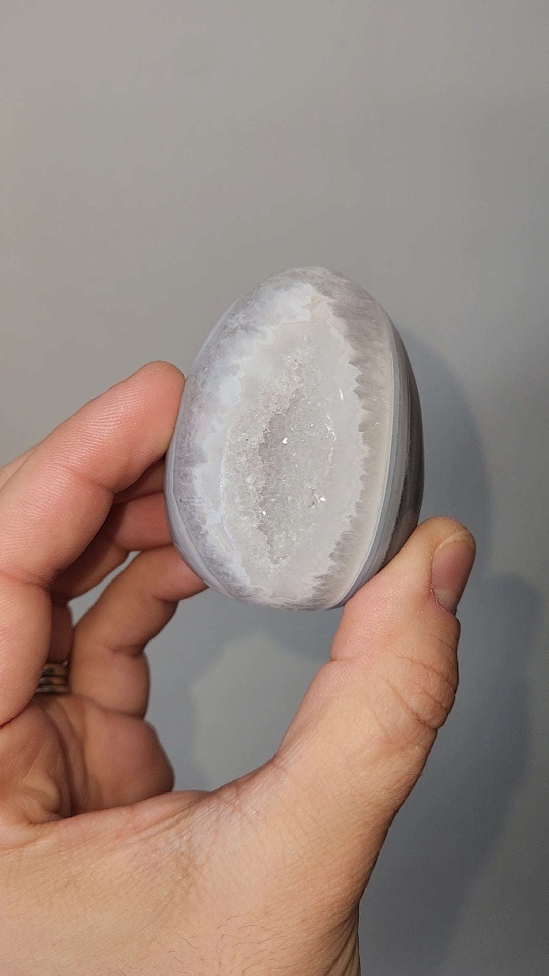 Druzy Agate Egg