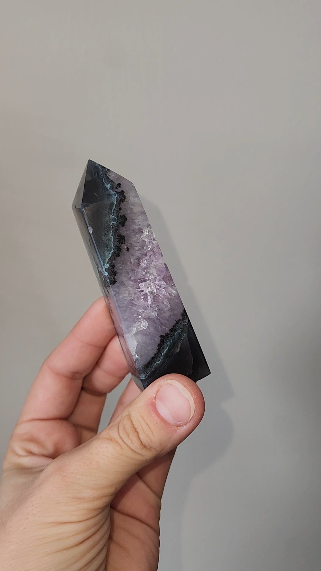 Amethyst Agate Tower