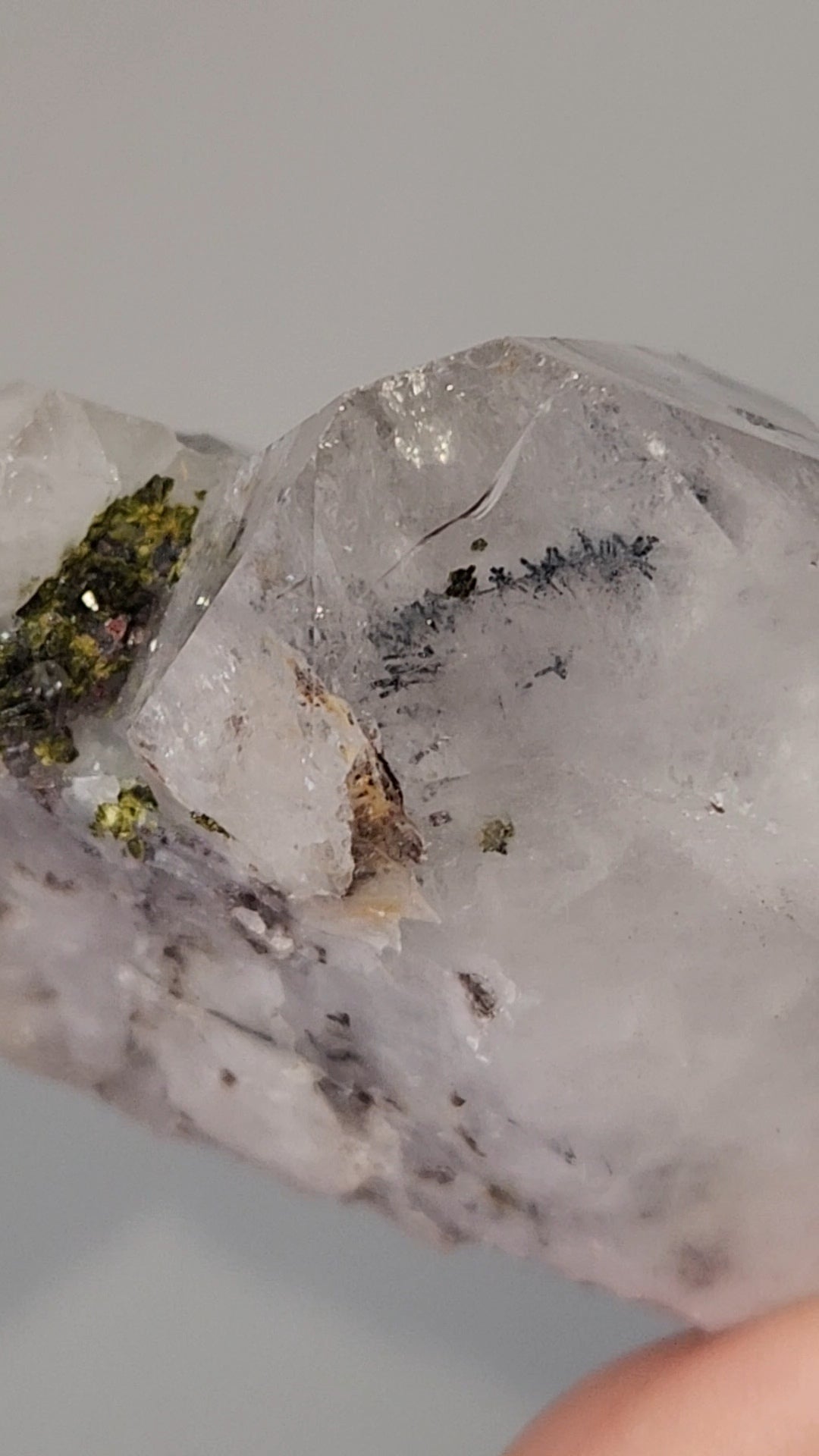 Epidote and Quartz A