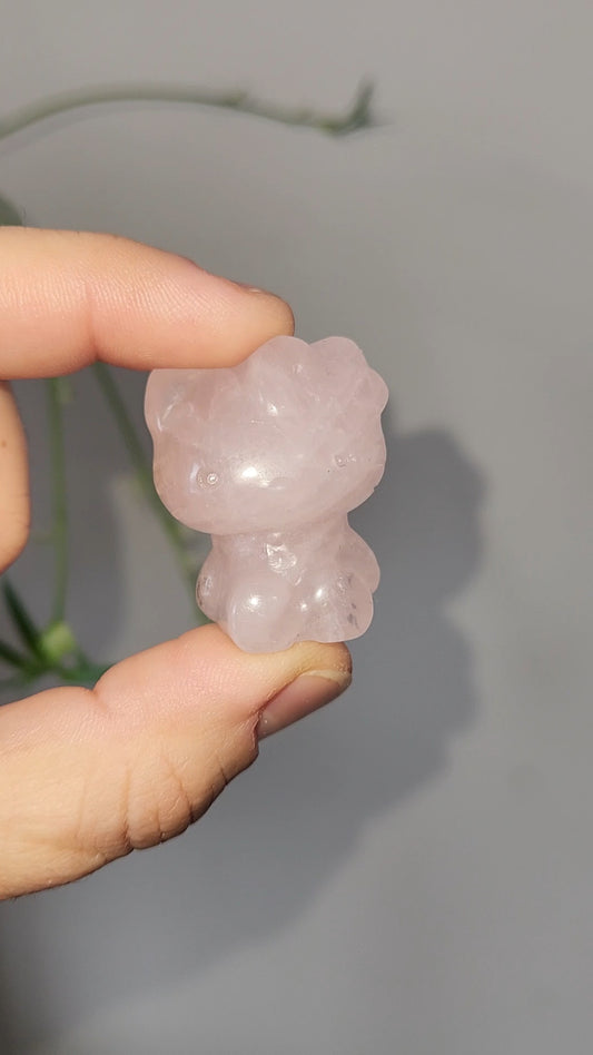 Rose Quartz Hello Kitty