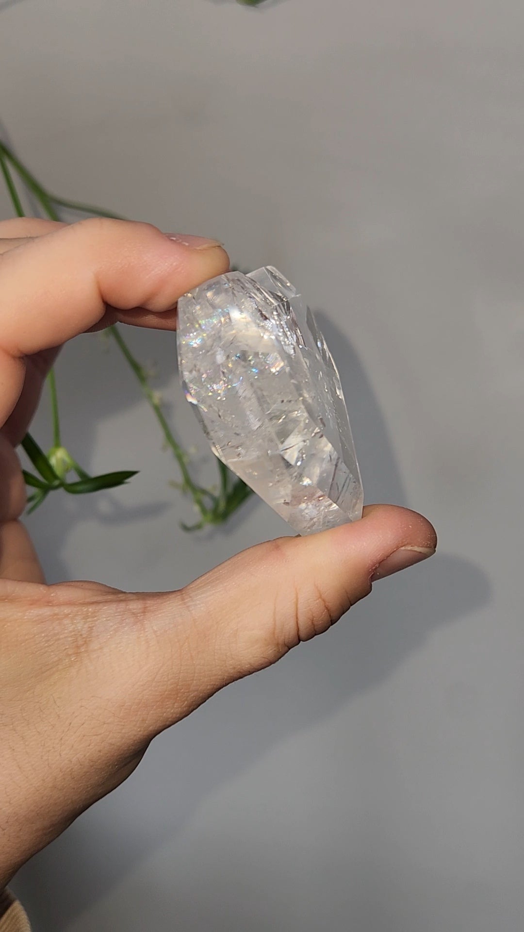 Clear Quartz Heart