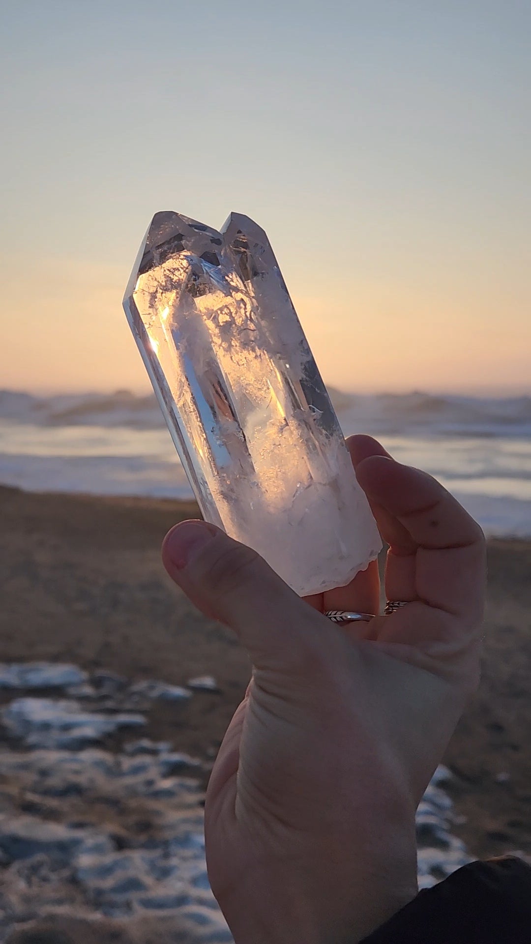 Clear Quartz Double Point