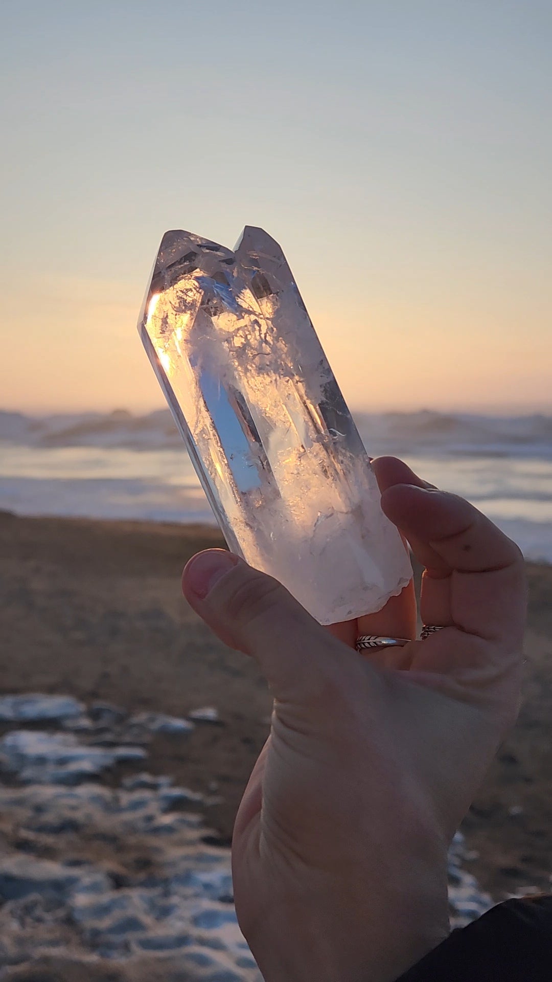 Clear Quartz Double Point