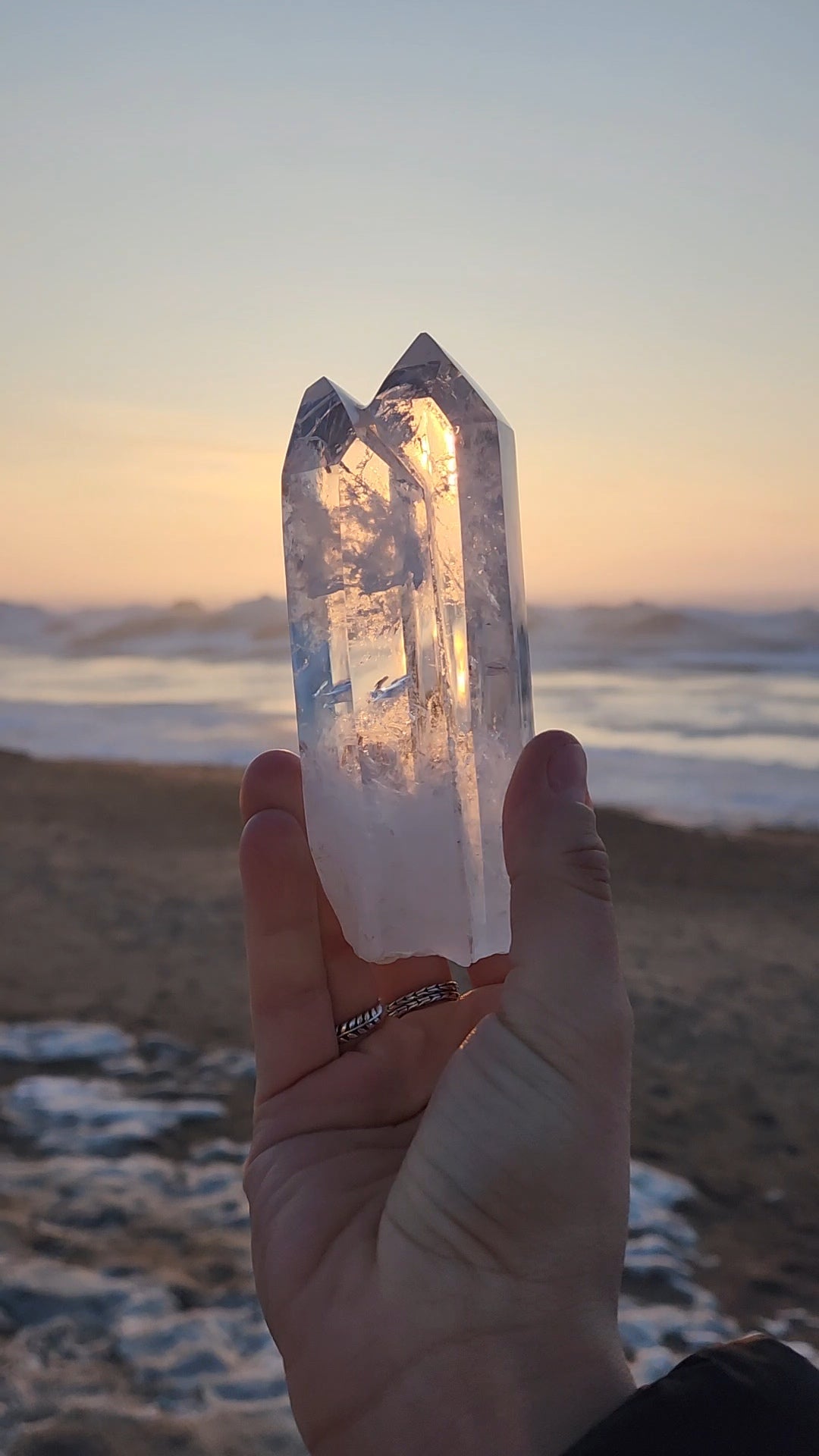 Clear Quartz Double Point
