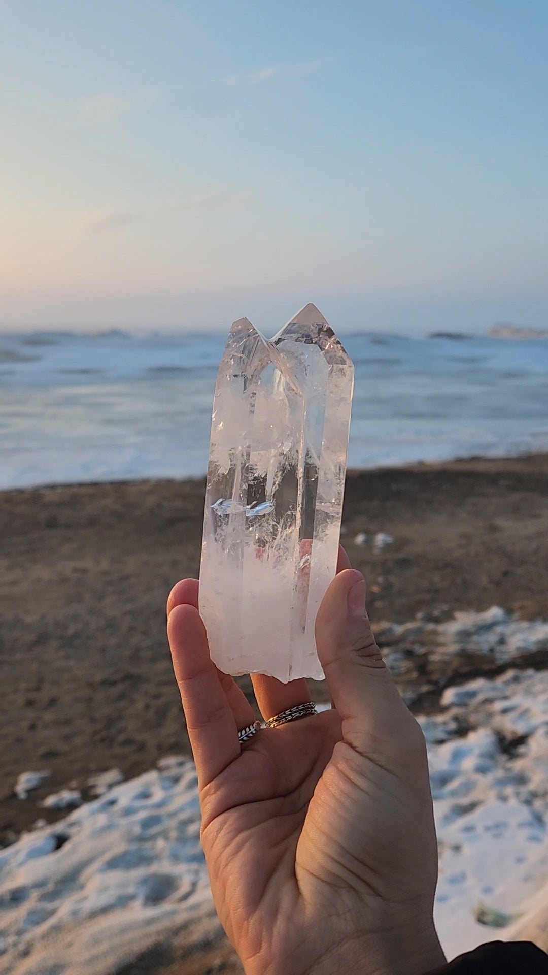 Clear Quartz Double Point