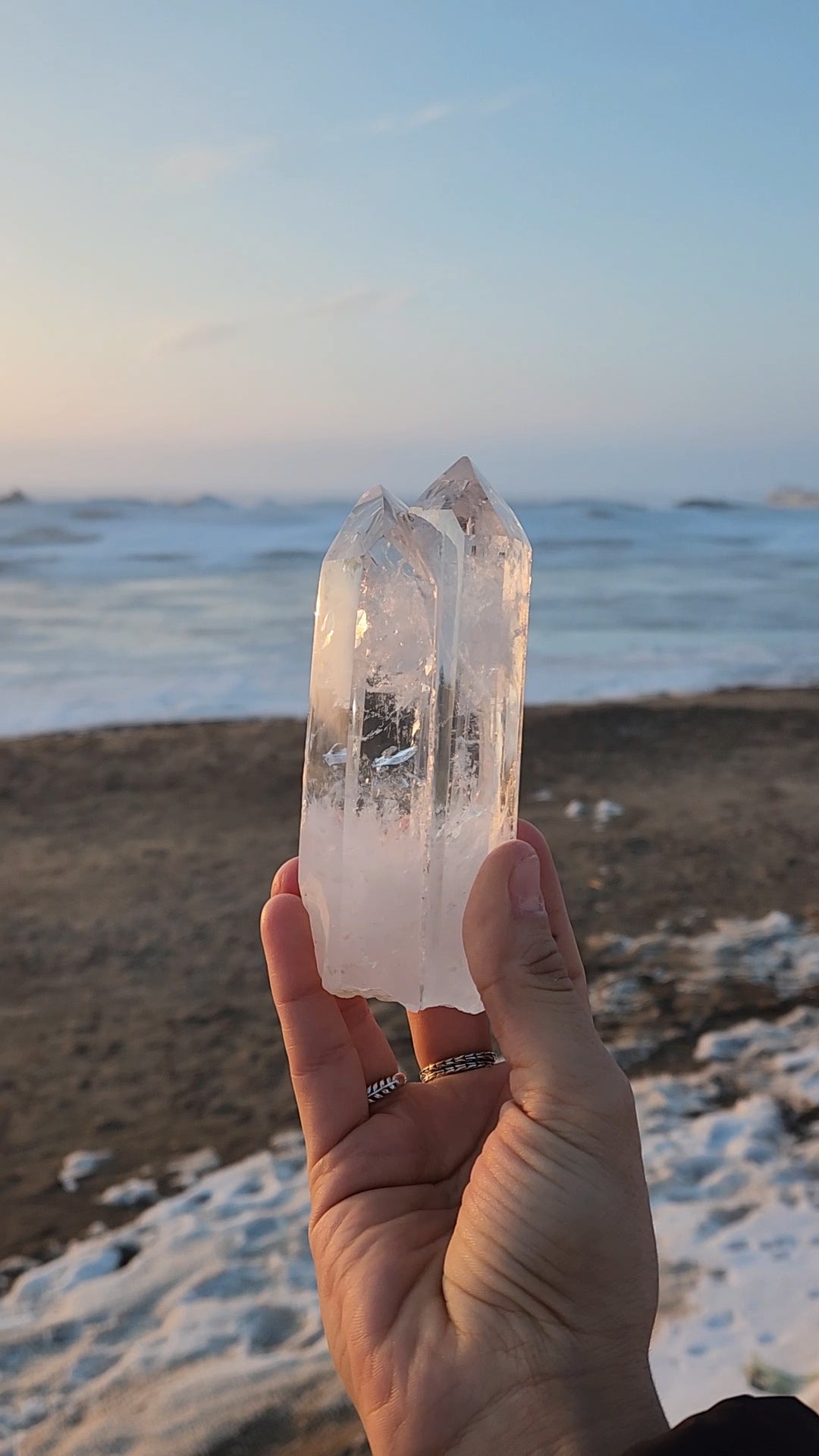 Clear Quartz Double Point