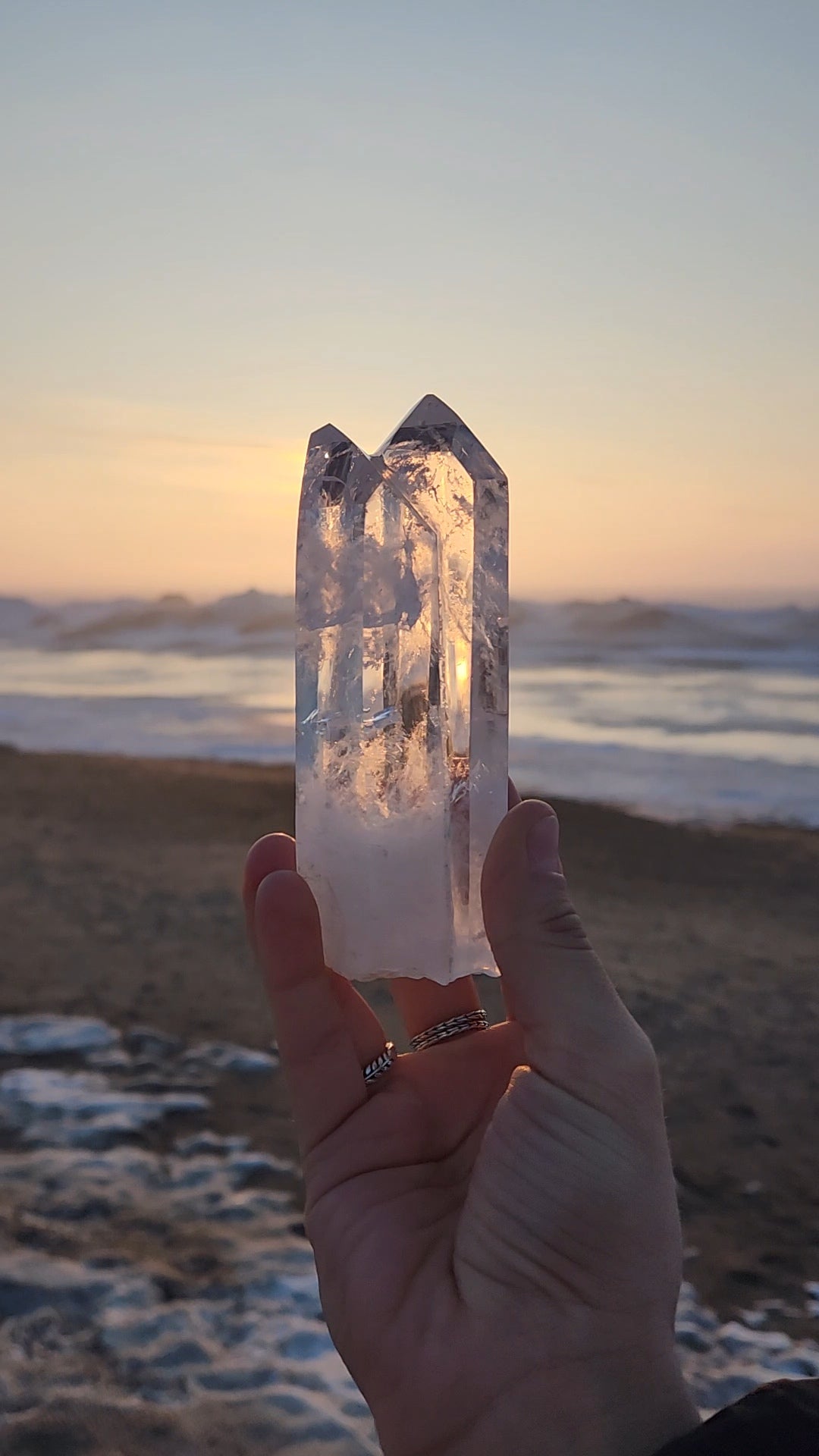 Clear Quartz Double Point