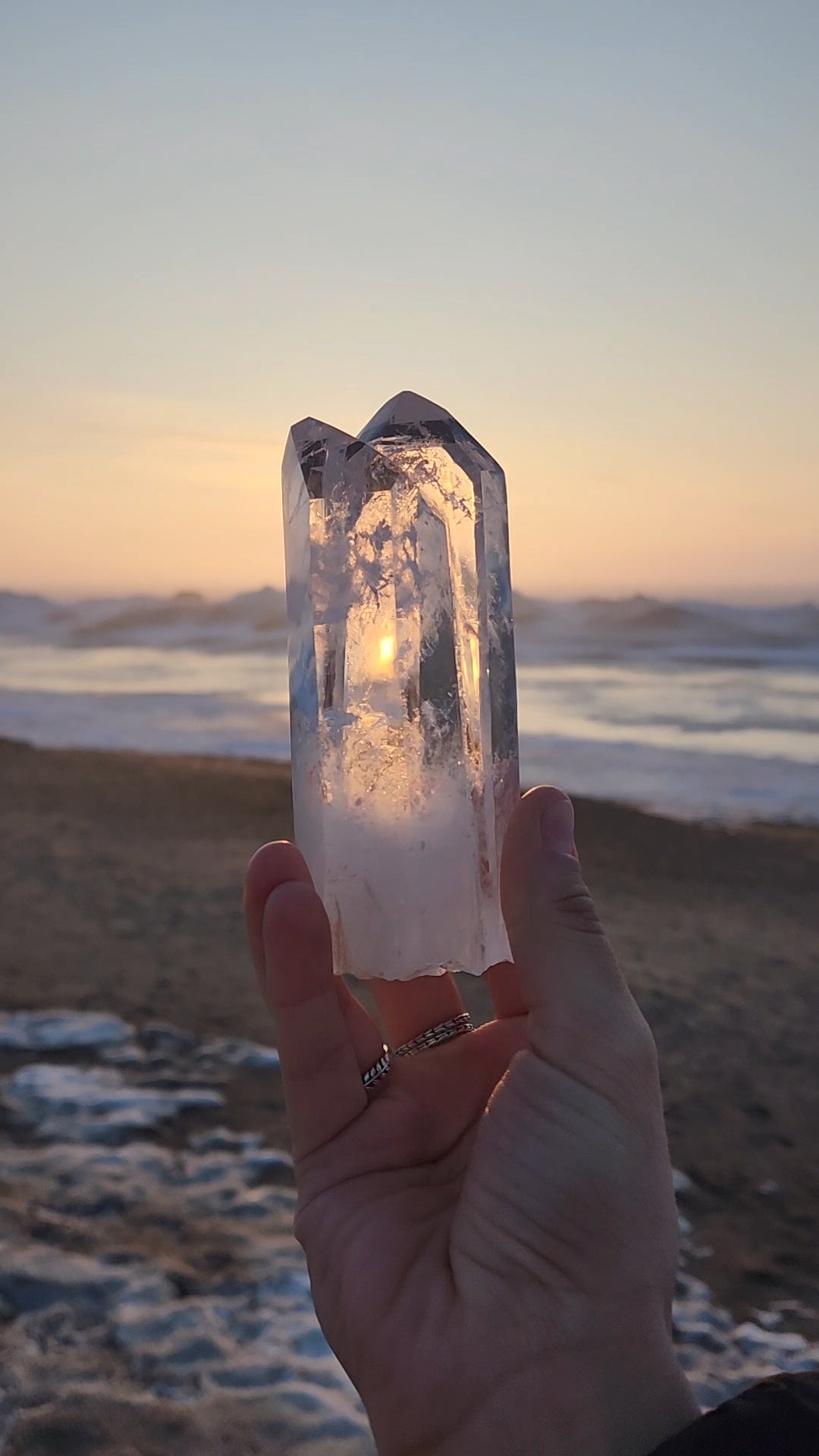 Clear Quartz Double Point