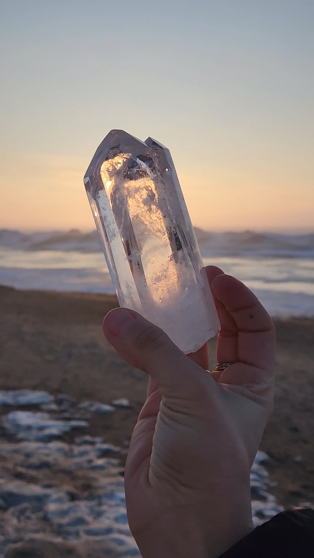 Clear Quartz Double Point