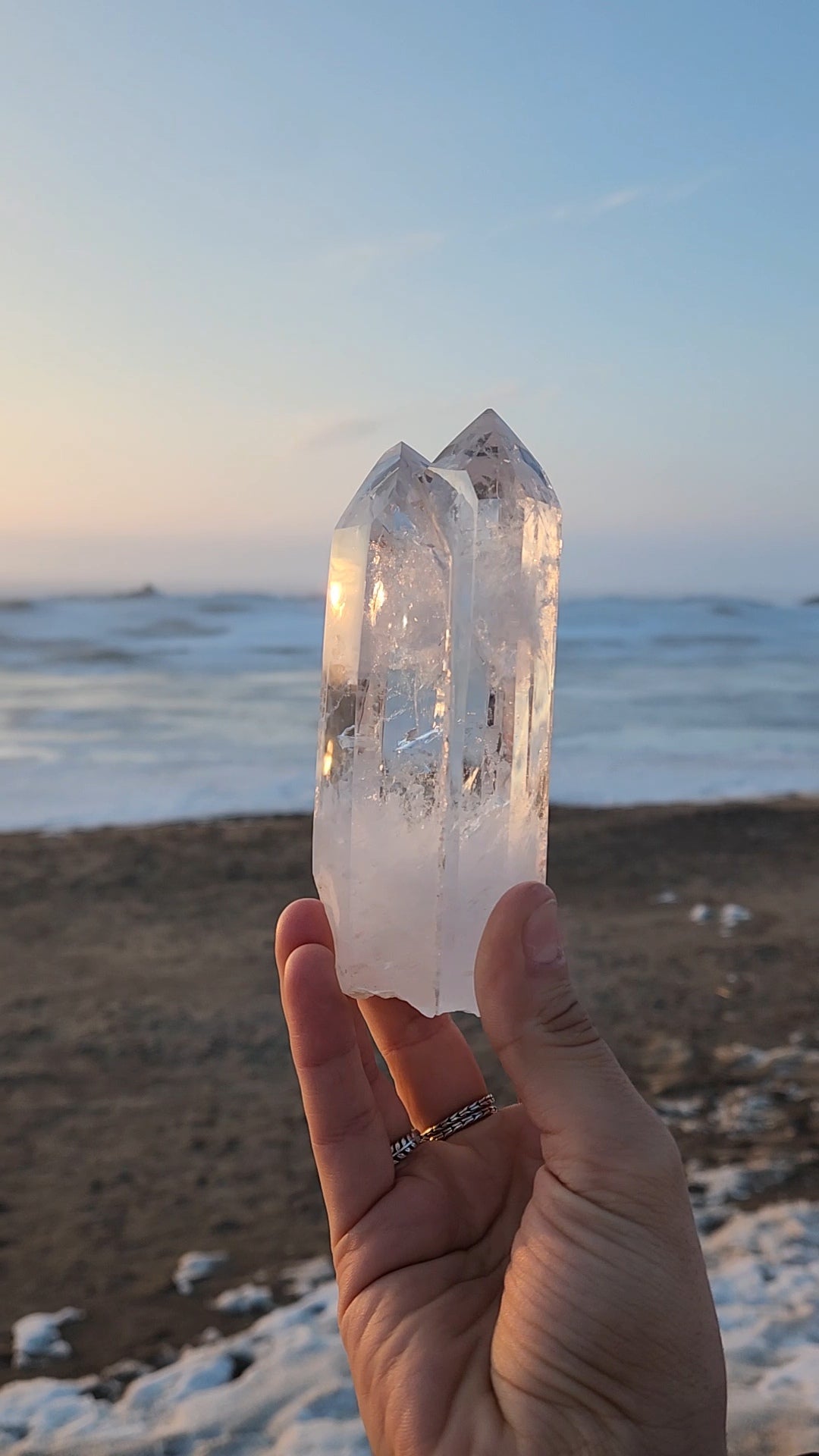 Clear Quartz Double Point