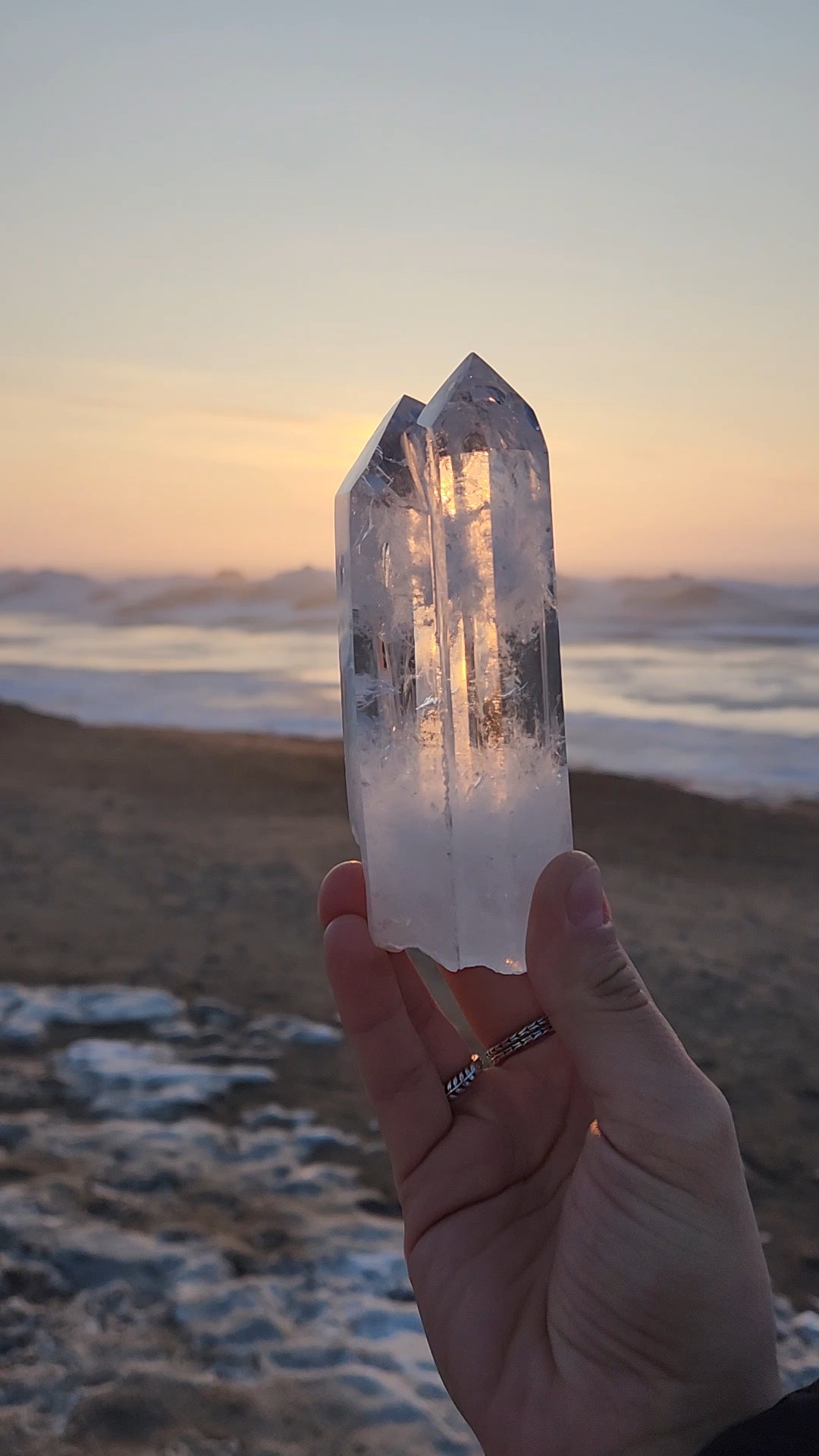 Clear Quartz Double Point