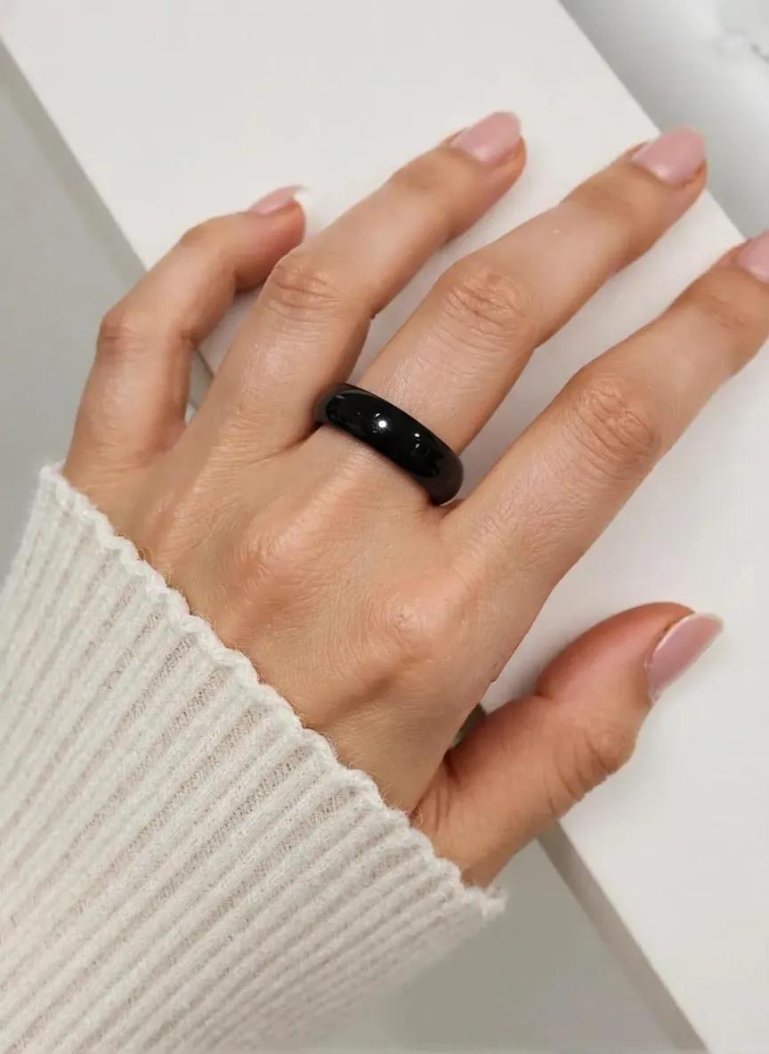 Black Obsidian Ring